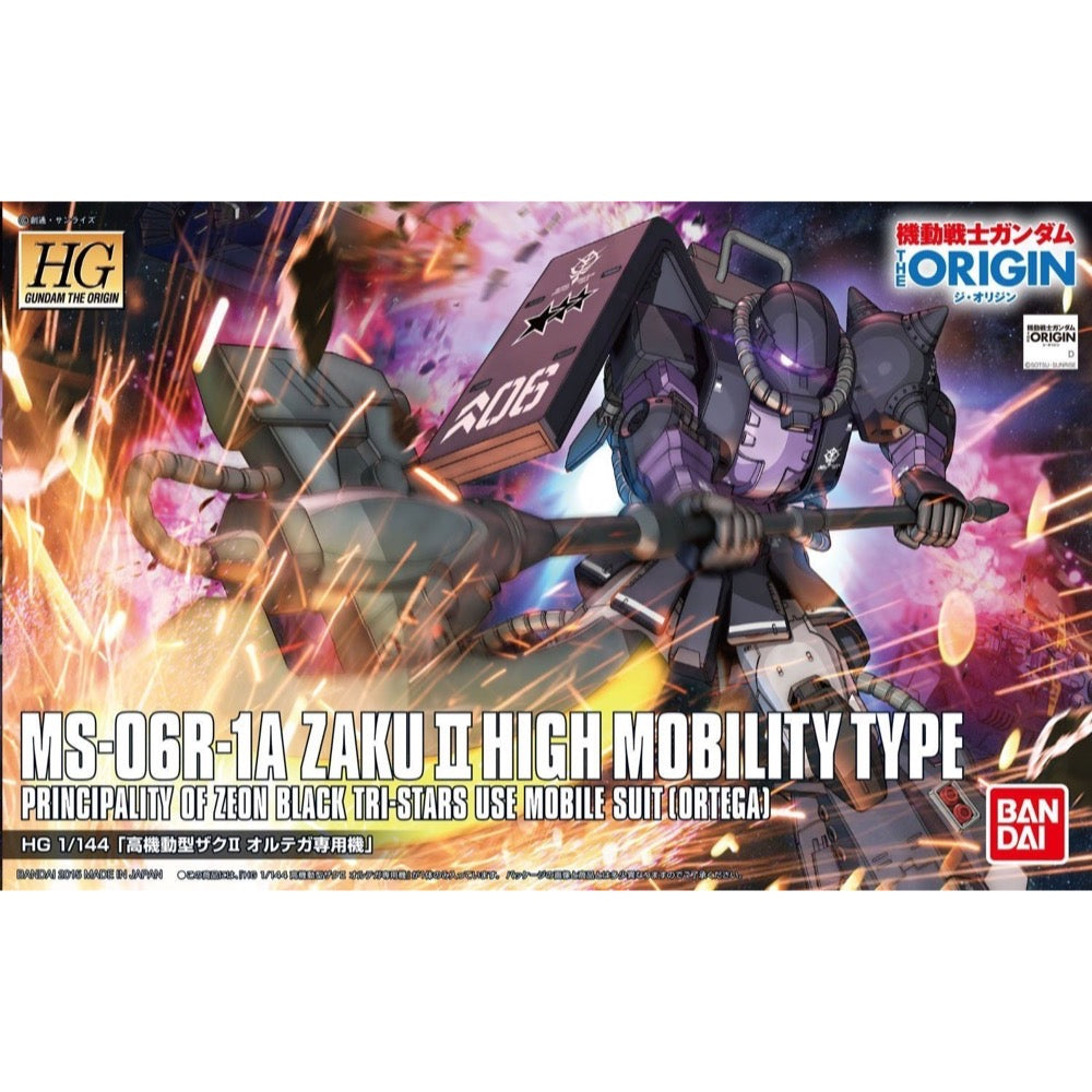 Bandai 5057734 HG 1/144 MS-06R-1A Zaku II Ortega Custom Mobile Suit Gundam The Origin |  Hobbies Online