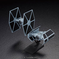 Bandai 5064110 Star Wars Vehicle Model 007 Tie Advanced X 1 and Fighter Set 0214502 4573102641106