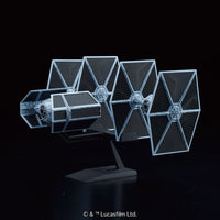 Bandai 5064110 Star Wars Vehicle Model 007 Tie Advanced X 1 and Fighter Set 0214502 4573102641106