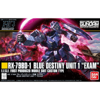 Bandai 5058268 HGUC 1/144 Blue Destiny Unit 1 Exam Gundam Side Story |  Hobbies Online