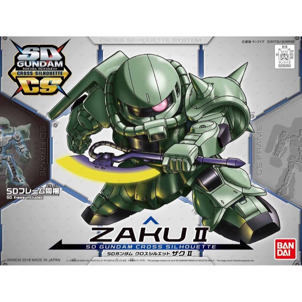 Bandai 5059571 SD Cross Silhouette Zaku II SD Gundam |  Hobbies Online