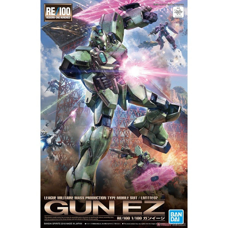 Bandai 5055587 RE 1/100 Gun Ez V Gundam |  Hobbies Online