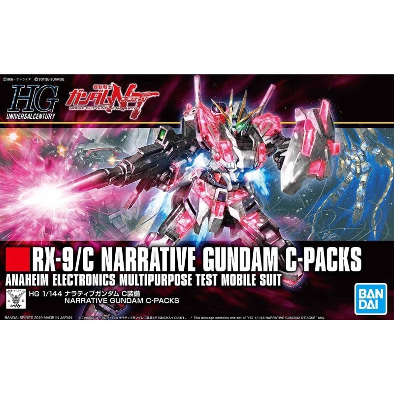 Bandai 5056760 HG 1/144 Narrative Gundam C-Packs Gundam UC |  Hobbies Online