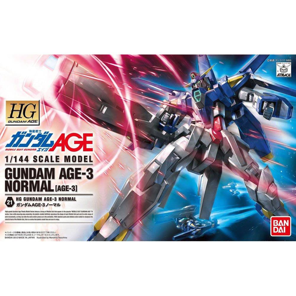 Bandai 5057386 HG 1/144 Gundam AGE-3 Normal Gundam AGE |  Hobbies Online