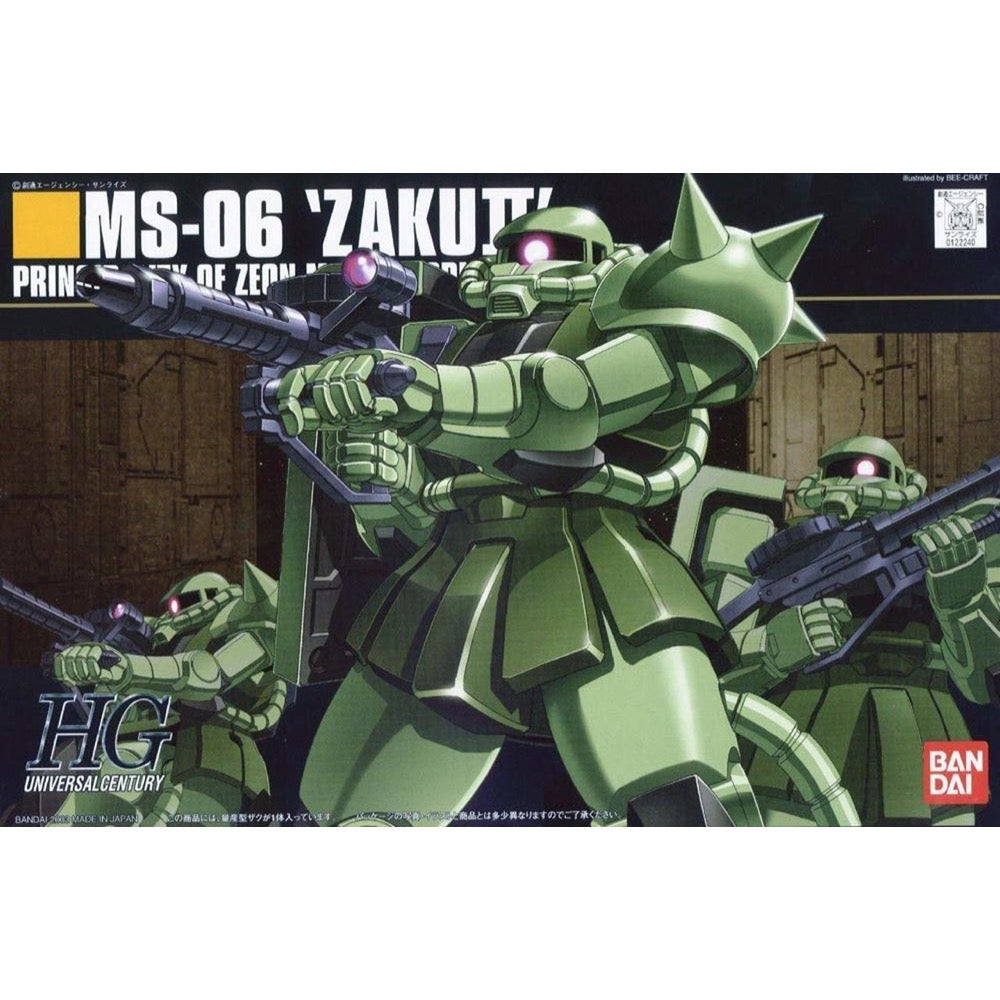 Bandai 5057392 1/144 HGUC Zaku II Mass Production Type Gundam 0079 |  Hobbies Online