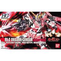 Bandai 5057399 HGUC 1/144 Rx-0 Unicorn Gundam UC Destroy Mode |  Hobbies Online