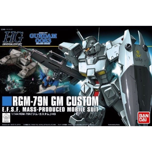 Bandai 5057400 HGUC 1/144 GM Custom Gundam