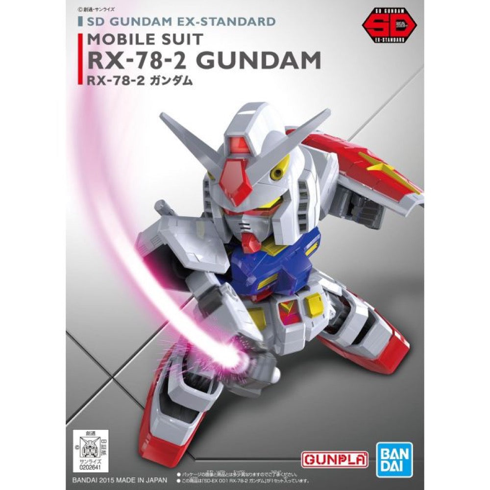 Bandai 5057597 SD Gundam EX-Standard 001 RX-78-2 Gundam 4573102656155