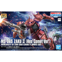 Bandai 5057656 HG 1/144 MS-06S Zaku Principality of Zeon Char Aznables Mobile Suits Red Comet Ver Gundam |  Hobbies Online
