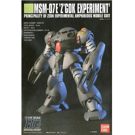 Bandai 0120464 HGUC 1/144 MSM-07E Zgok E Gundam 0080 |  Hobbies Online