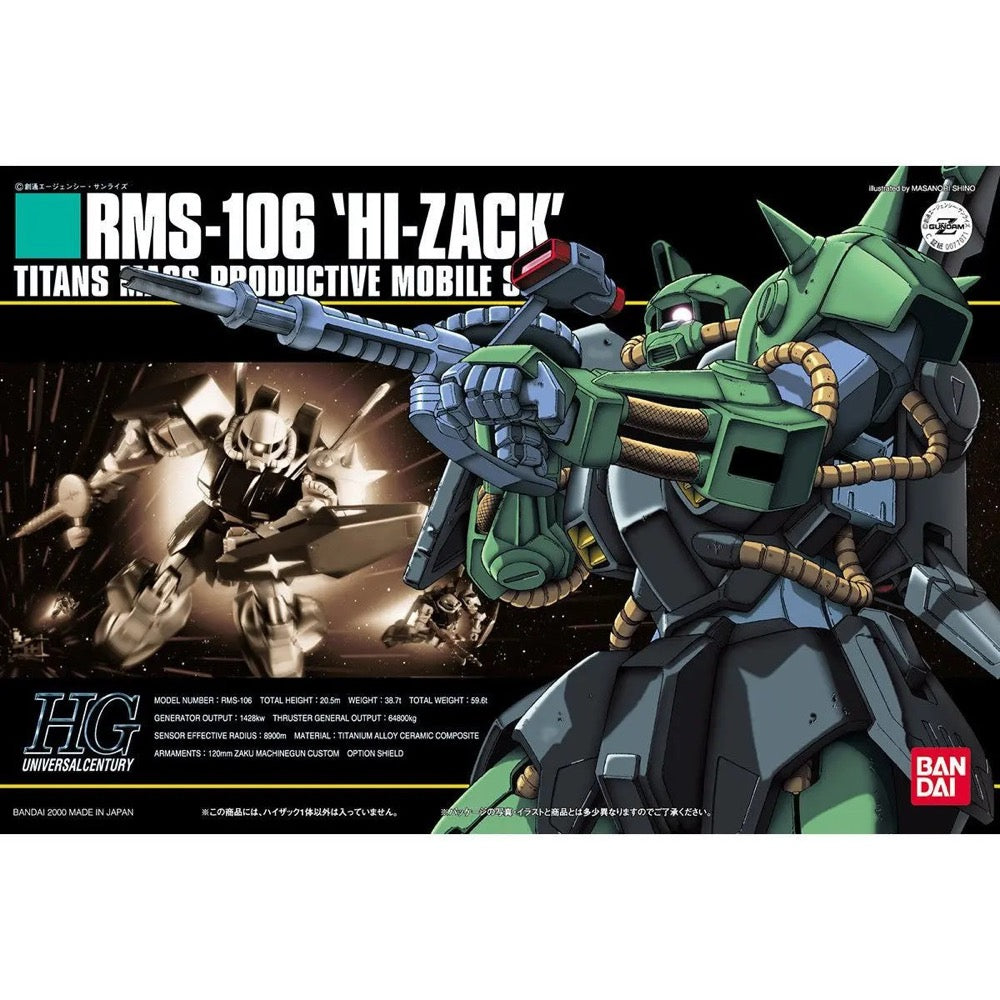 Bandai 5057950 HGUC 1/144 Hi-Zack Gundam