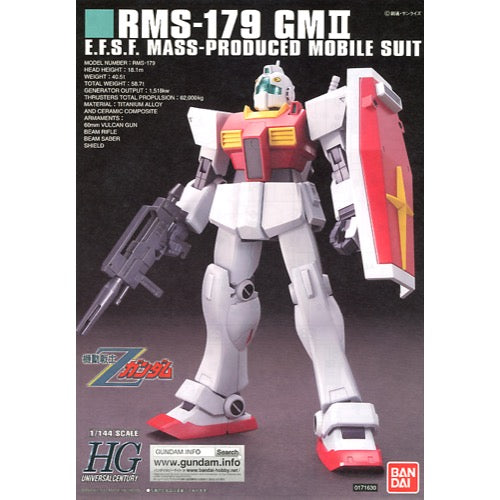 Bandai 5058266 HGUC 1/144 GM II Zeta Gundam |  Hobbies Online