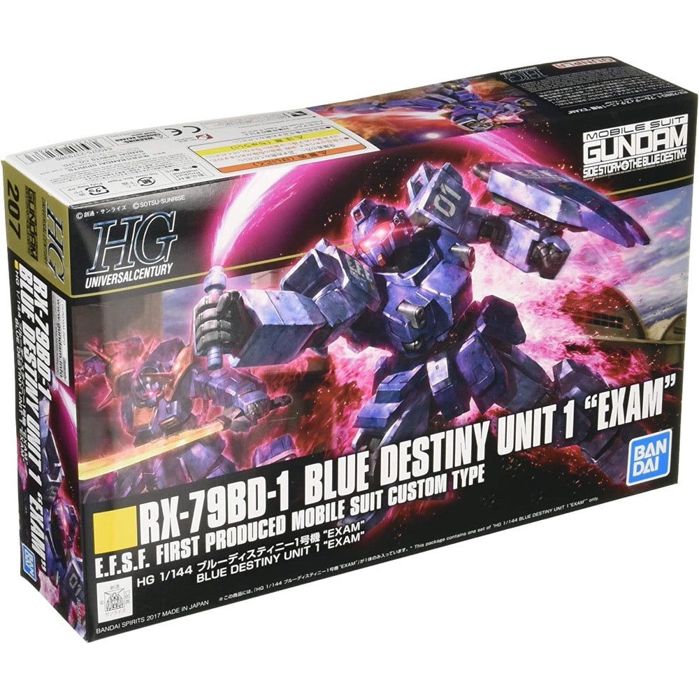 Bandai 5058268 HGUC 1/144 Blue Destiny Unit 1 Exam Gundam Side Story |  Hobbies Online