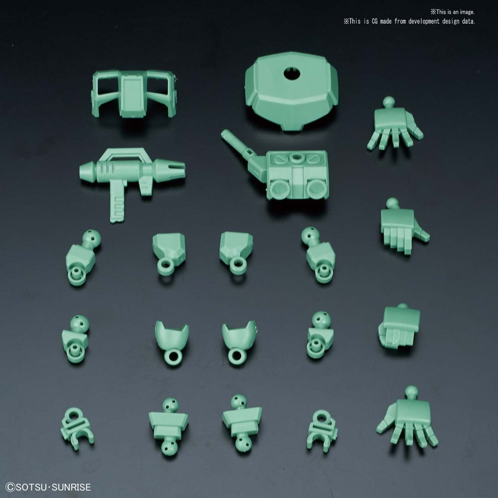 Bandai 5058866 SD Gundam Cross Silhouette Silhouette Booster Green |  Hobbies Online