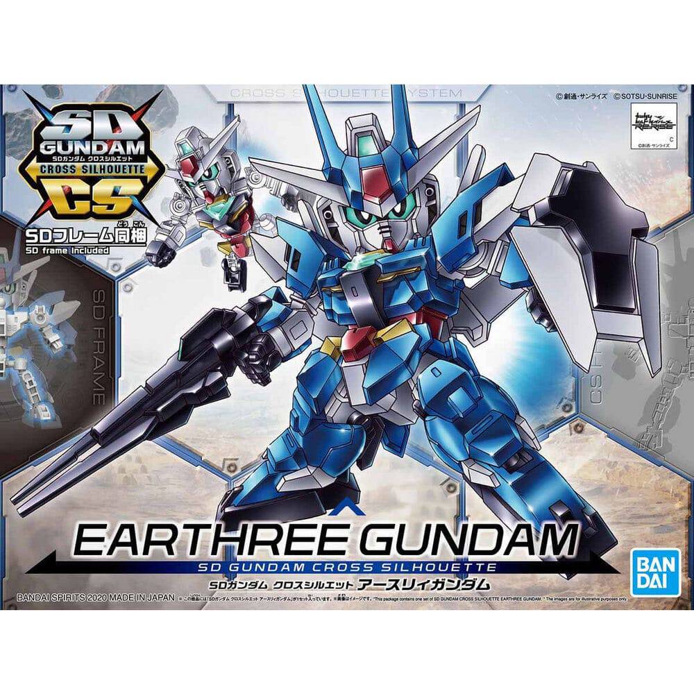Bandai 5059124 SD Gundam Cross Silhouette Earthree Gundam Build Divers |  Hobbies Online