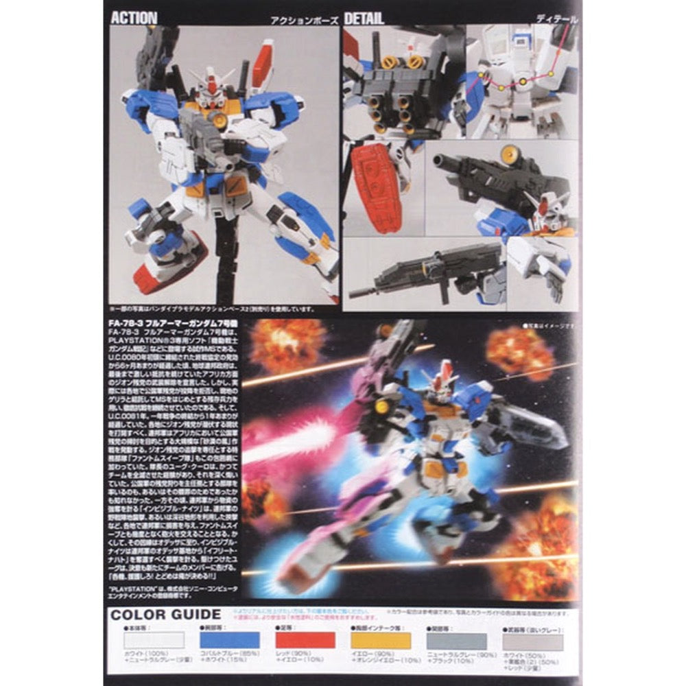 Bandai 5059160 HGUC 1/144 RX-78-3 Full Armor Gundam 7th