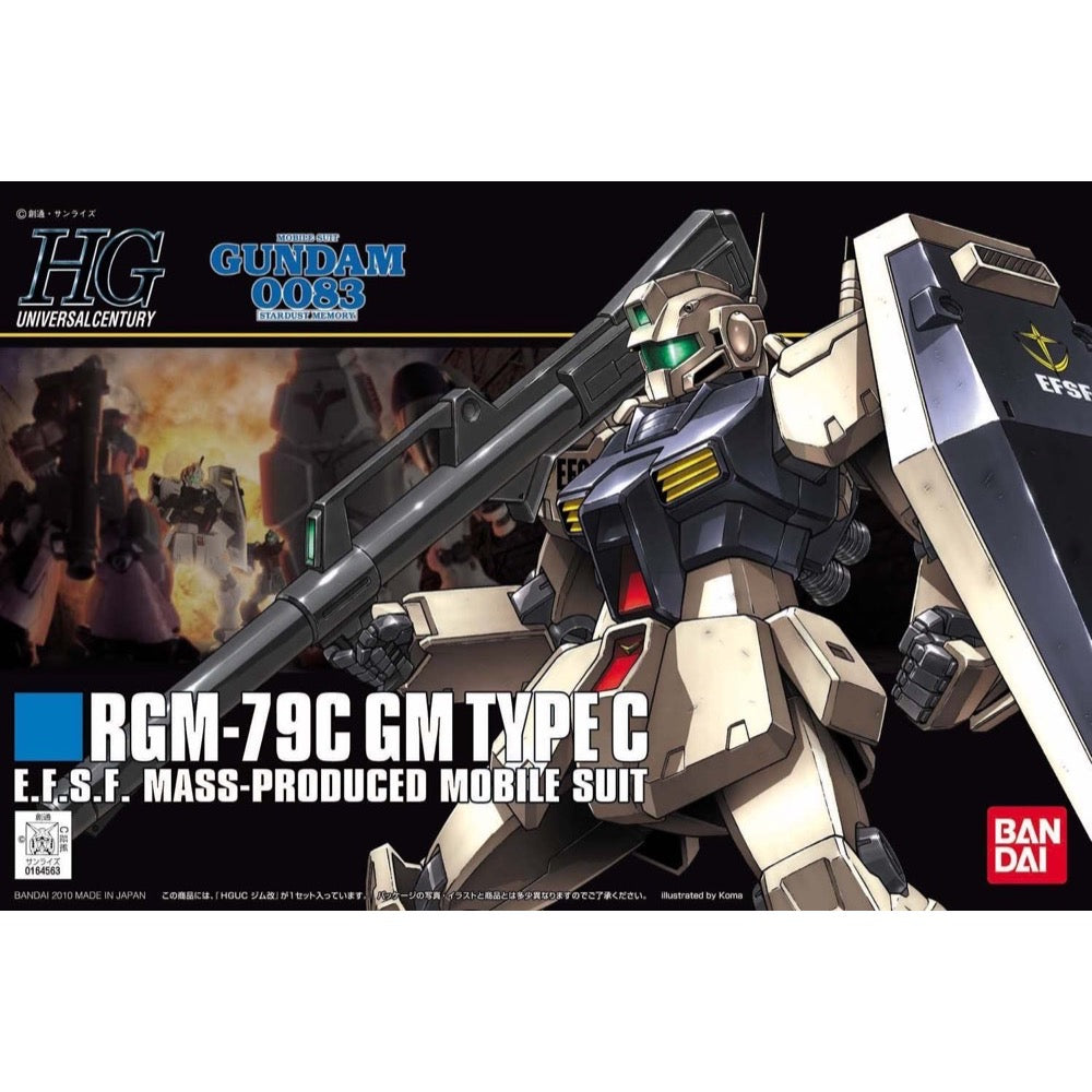 Bandai 5059163 HGUC 1/144 RGM-79C GM Type C Gundam |  Hobbies Online