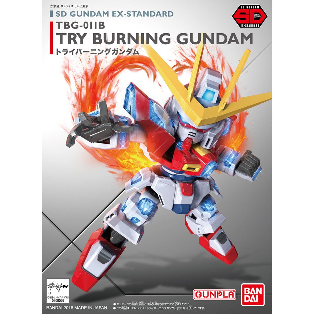 Bandai 5059254 SD Gundam Ex-Standard 011 Try Burning Gundam |  Hobbies Online