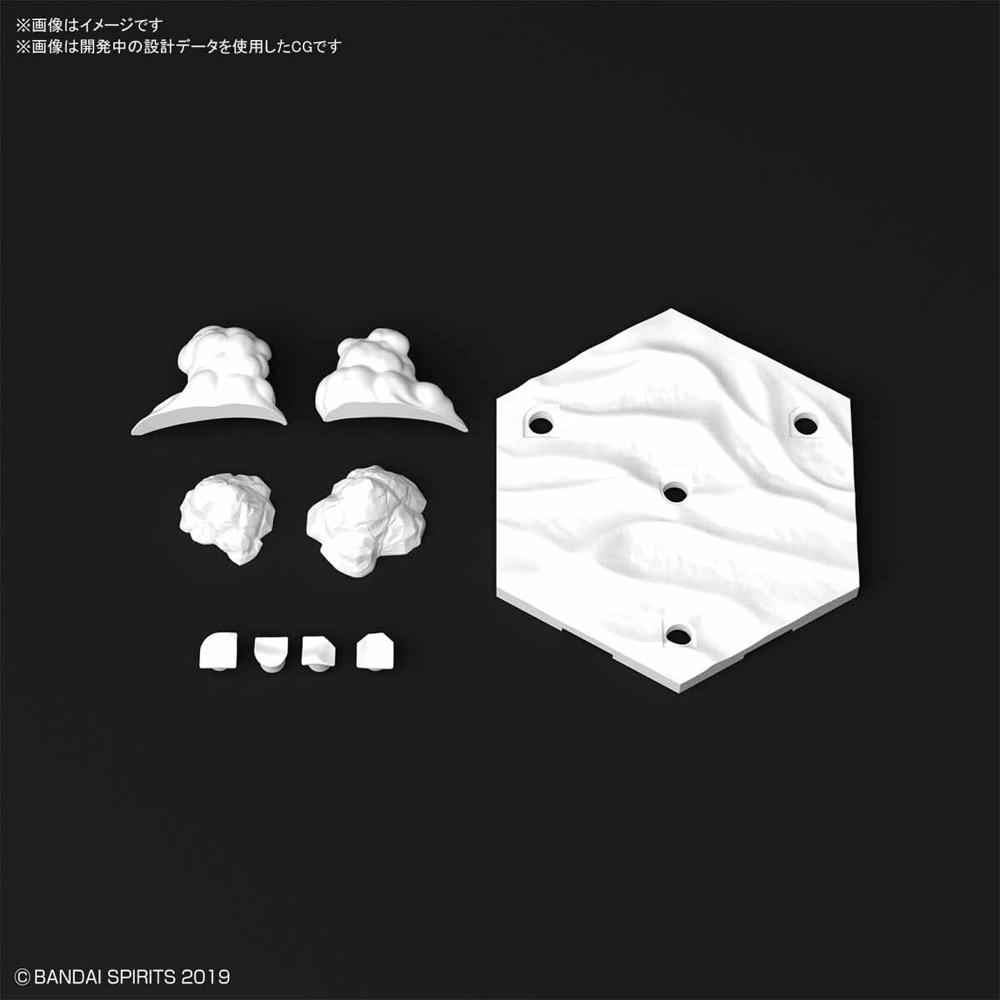 Bandai 5059550 Custom Scene Base Snowfield Version 4573102595508