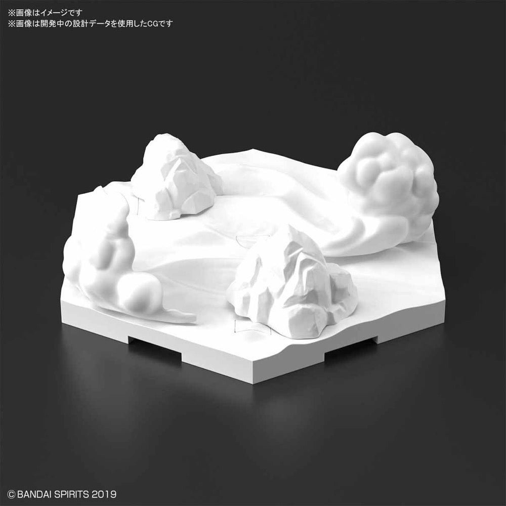 Bandai 5059550 Custom Scene Base Snowfield Version 4573102595508