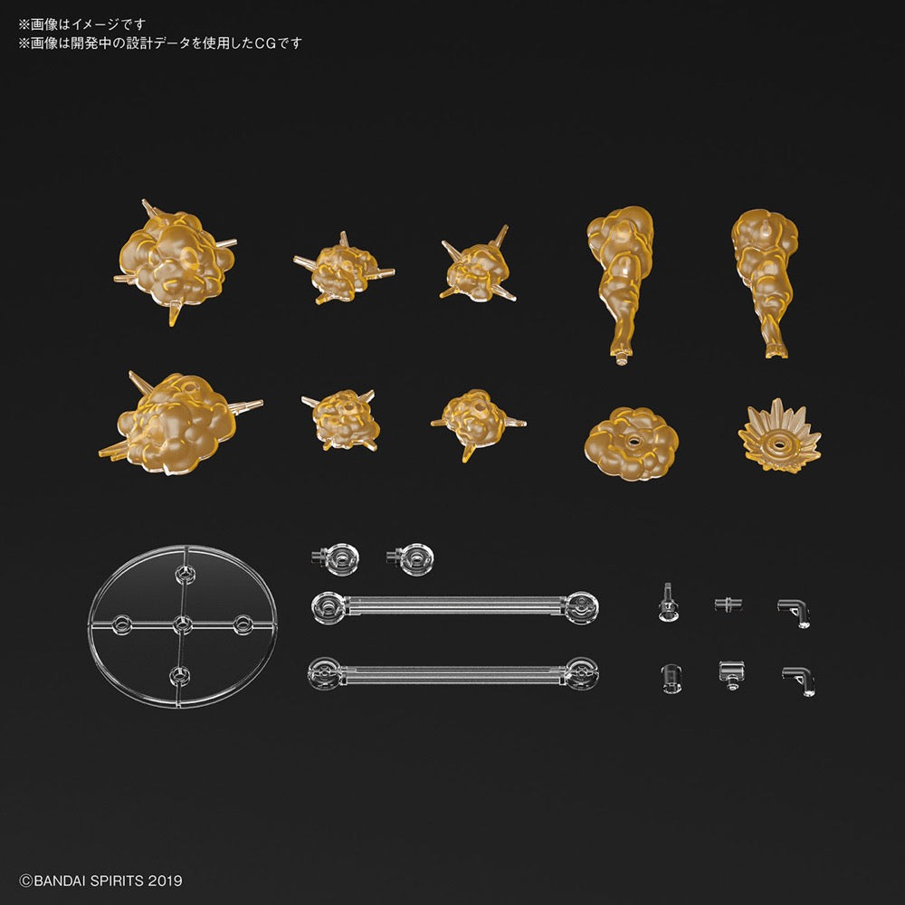Bandai 5060255 Customize Effect Burst Scene Version Orange 30MM