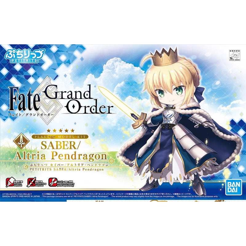 Bandai 50602601 Petitrits Saber Altria Pendragon Fate Grand Order |  Hobbies Online