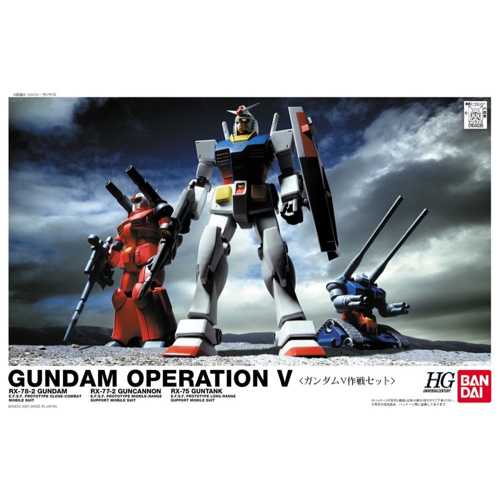 Bandai 5060404 HGUC 1/144 Gundam Operation V Set |  Hobbies Online