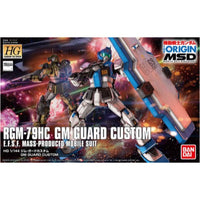 Bandai 0230355 Gundam 1/144 HG GM Guard Custom Mobile Suit Gundam The Origin |  Hobbies Online