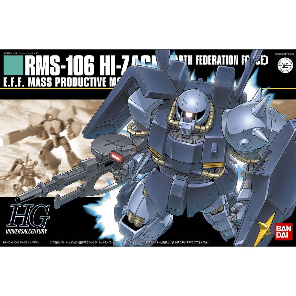 Bandai 5060659 HGUC 1/144 Hi-Zack Earth Federation Gundam