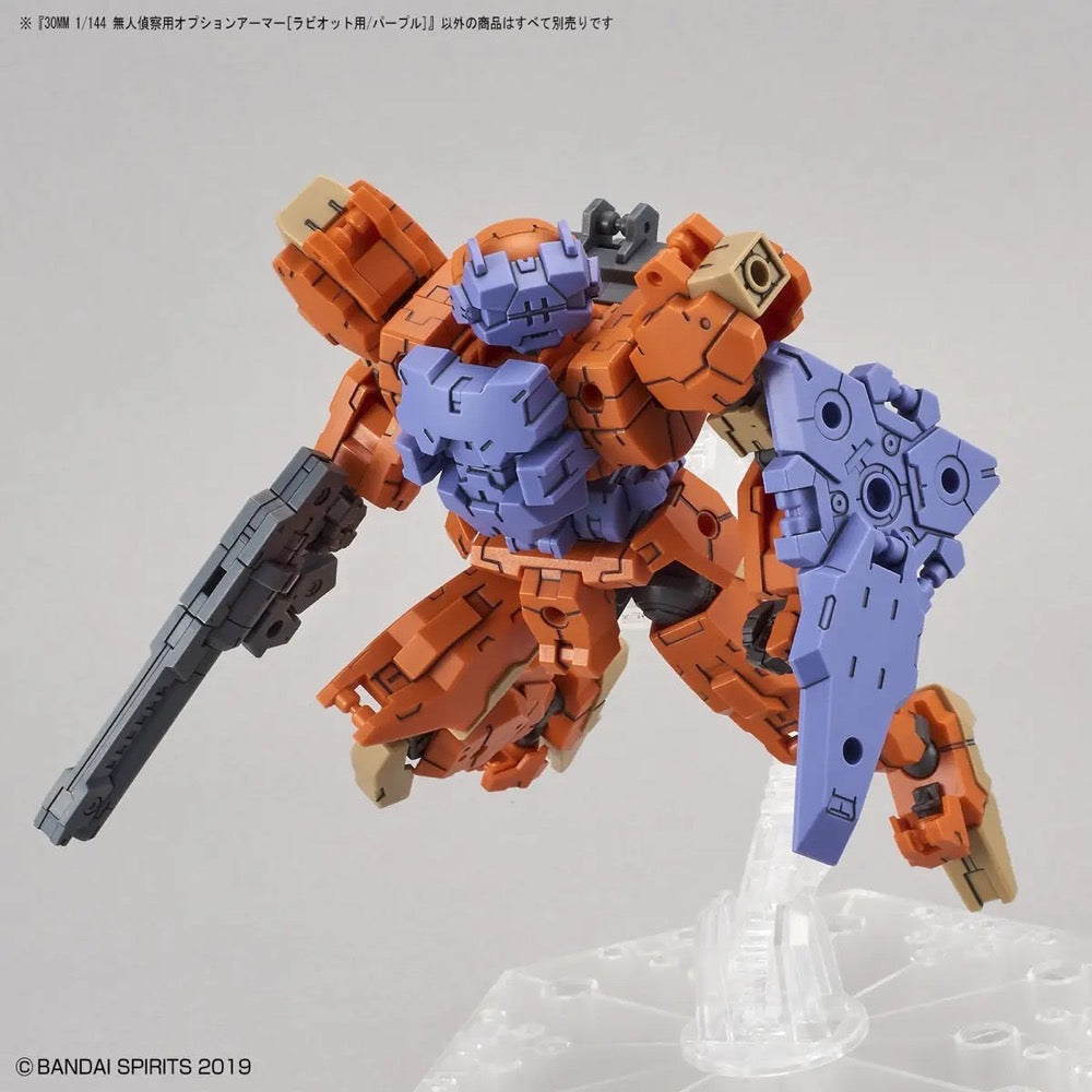 Bandai 5060696 1/144 Option Armor For Spy Drone Rabiot Exclusive Purple 30MM