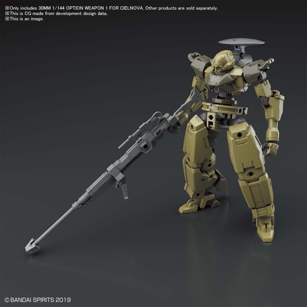 Bandai 5060737 30MM 1/144 Option Weapon 1 For Cielnova 4573102607379