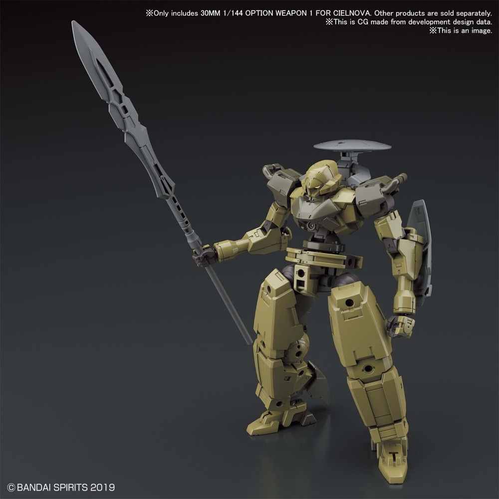 Bandai 5060737 30MM 1/144 Option Weapon 1 For Cielnova 4573102607379