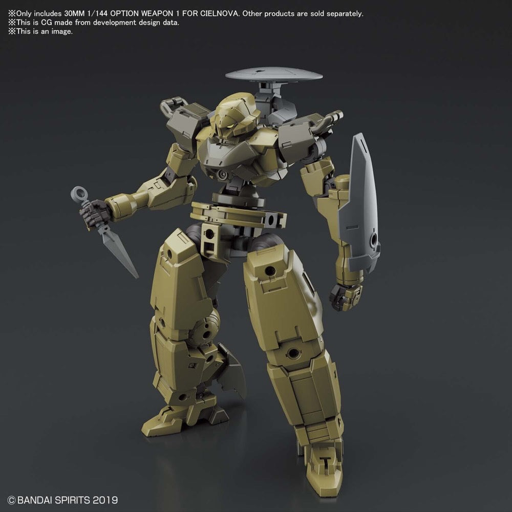 Bandai 5060737 30MM 1/144 Option Weapon 1 For Cielnova 4573102607379
