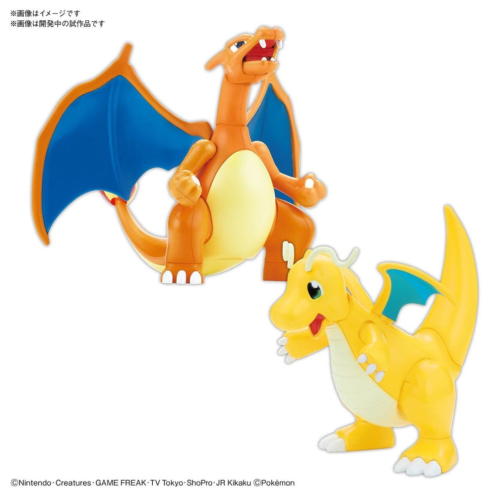 Bandai 5060857 Charizard and Dragonite Pokemon Model Kit |  Hobbies Online