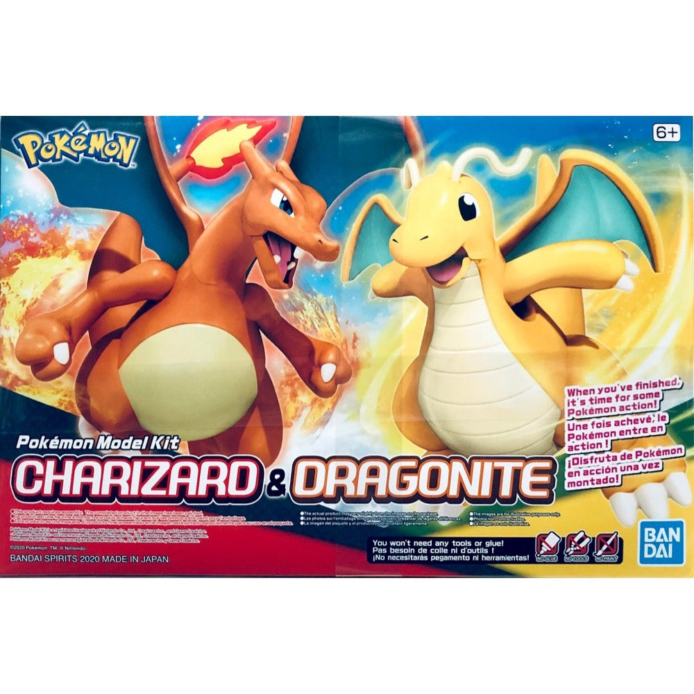 Bandai 5060857 Charizard and Dragonite Pokemon Model Kit |  Hobbies Online