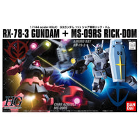 Bandai 5060960 HGUC 1/144 G-3 Gundam VS Chars Rick Dom Set