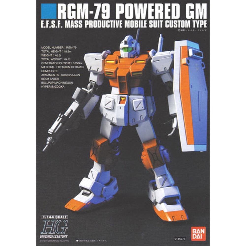 Bandai 5060969 HGUC 1/144 RGM-79 Powered GM Gundam |  Hobbies Online