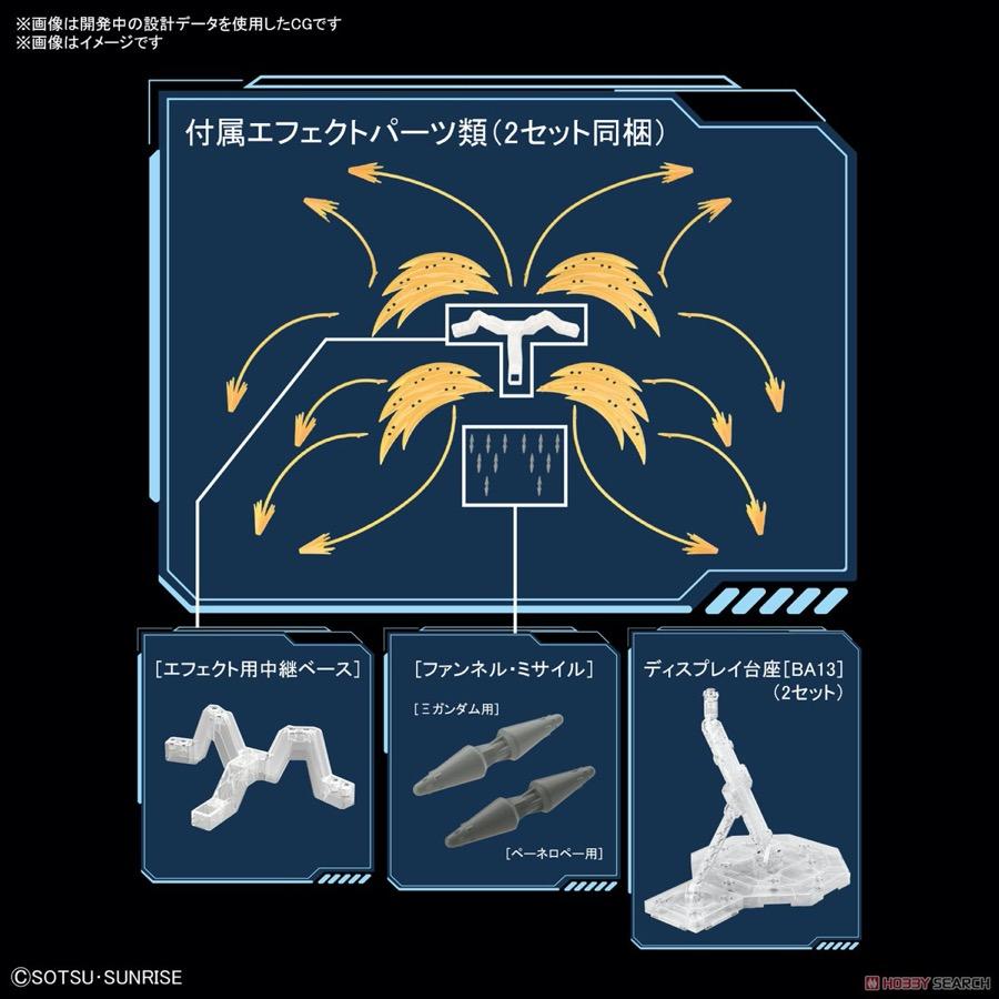 Bandai 5061332 HGUC 1/144 XI Gundam vs Penelope Funnel Missile Effect Set Mobile Suit Gundam |  Hobbies Online