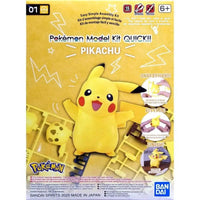 Bandai 5061389 Quick 01 Pikachu Pokemon Model Kit - Hobbies Online