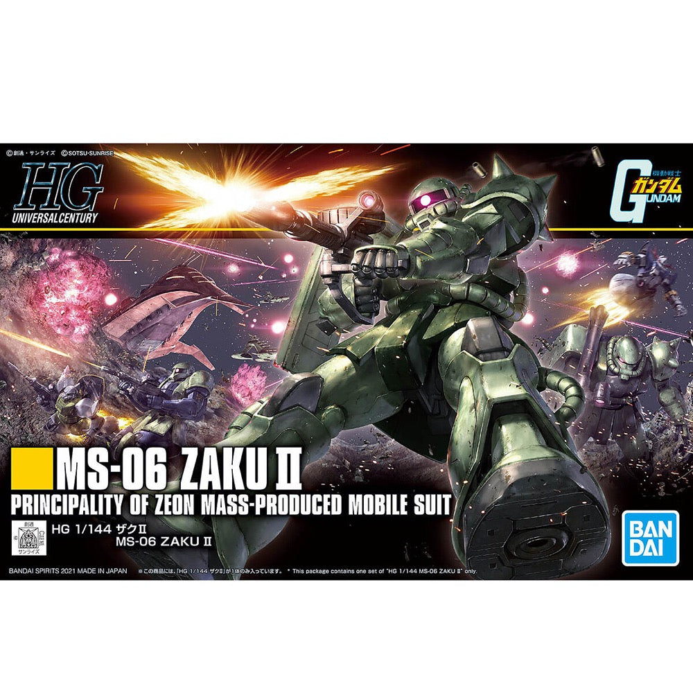 Bandai 5061545 HG 1/144 MS06 Zaku II | Hobbies Online