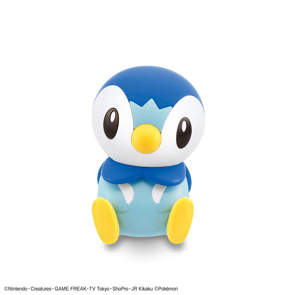 Bandai 5061573 Quick 06 Piplup Pokemon Model Kit - Hobbies Online