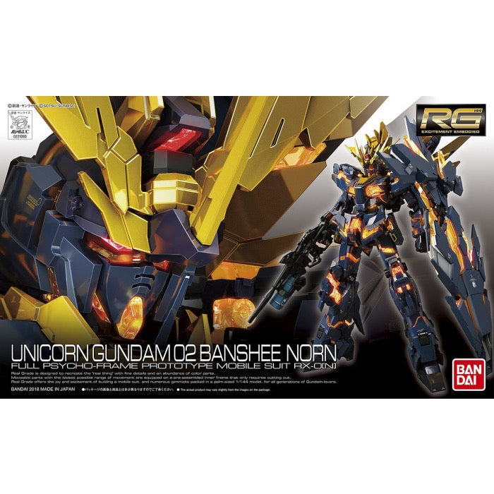 Bandai 5061621 RG 1/144 Unicorn Gundam 02 Banshee Norn | Hobbies Online
