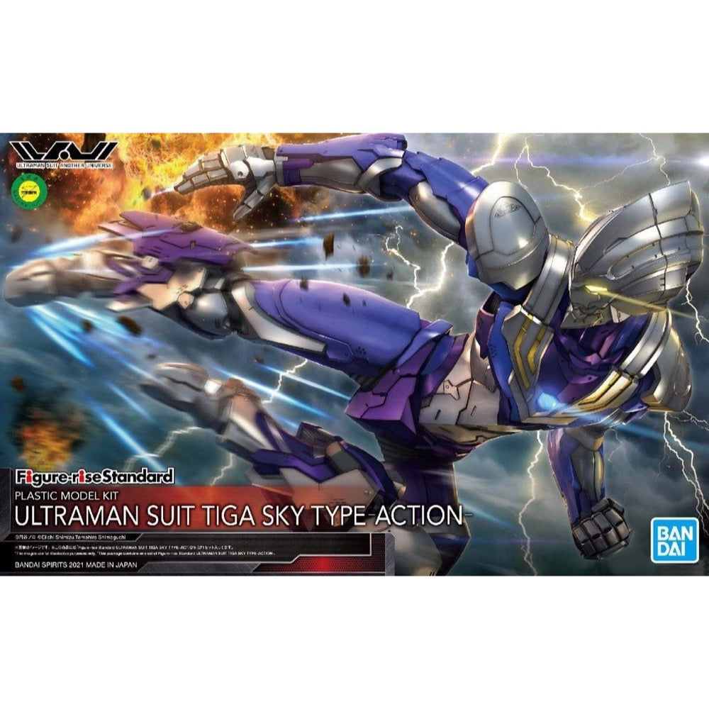 Bandia 5061668 Figure-Rise Standard Ultraman Suit Tiga Sky Type Action Ultraman |  Hobbies Online