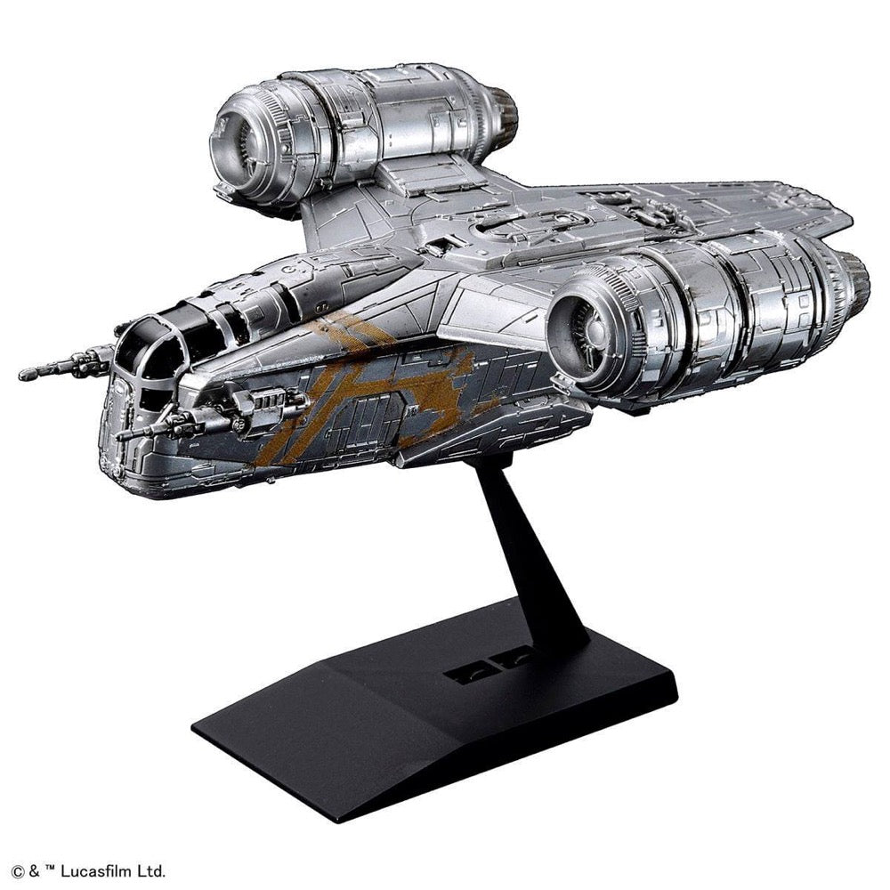 Bandai 5061795 Star Wars Vehicle Model Razor Crest Silver Coating Version