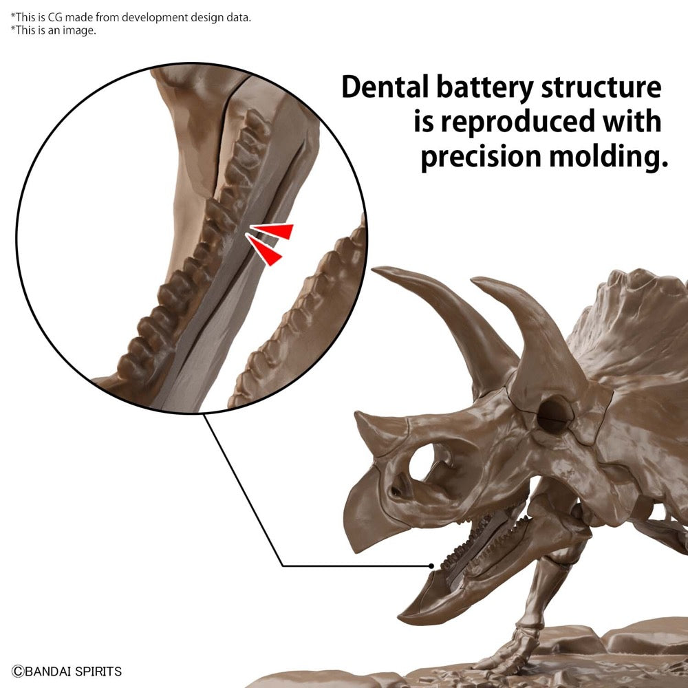 Bandai 5061801 1/32 Imaginary Skeleton Triceratops Dinosaur
