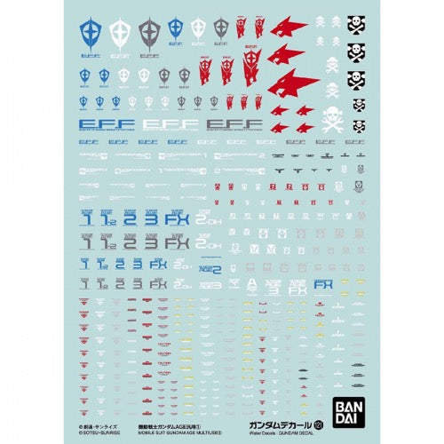 Bandai G50619851 Gundam Decal 121 Mobile Suit Age Multiuse 1 |  Hobbies Online