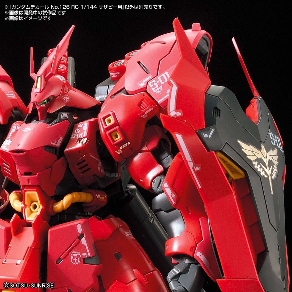 Bandai G50619901 Gundam Decal 126 Real Grade 1/144 Sazabi |  Hobbies Online