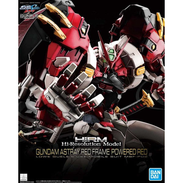 Bandai 5062069 1/100 Hi-Resolution Model Gundam Astray Red Frame Powered Red