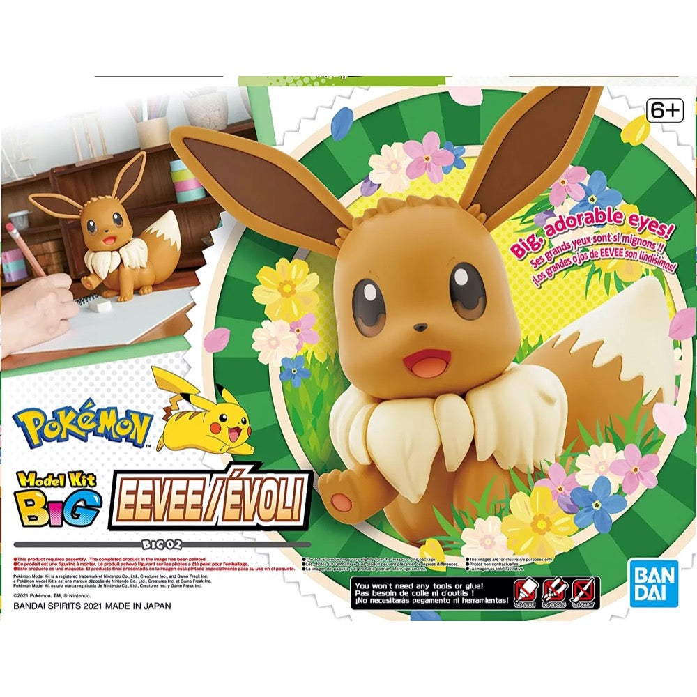 Bandai 5062140 Big 02 Eevee Pokemon Model Kit |  Hobbies Online