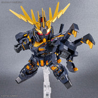 Bandai 5062159 SD Gundam Cross Silhouette Unicorn Gundam 02 Banshee Destroy Mode and Banshee Norn Parts Set